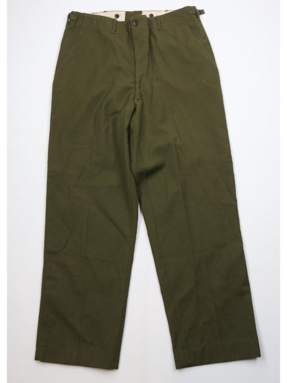 Vtg 50s Korean War Mens Large Long Wool M1951 Wide Leg Field Trousers Pants USA